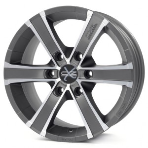 Диск литой OZ Sahara 6 Matt Graphite Diamond Cut 8.0xR17 6x139,7 ET35 d67.1