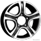 Диск литой КиК Талисман Мега алмаз черный  7.0Х16 5/139.7 ET35 d110,1